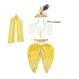 itsmycostume Infant Boys Woven Design Janamashtm Dress-image-33