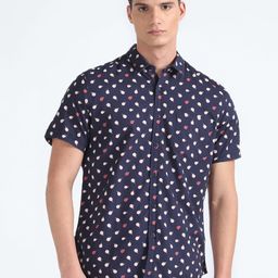 Flying Machine Printed Pure Cotton Shirt-picture-32