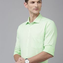 Park Avenue Slim Fit Textured Pure Cotton Formal Shirt-picture-32
