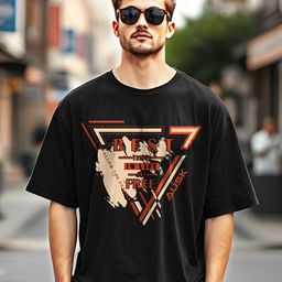 THE BEETEL HOUSE Men Graphic Printed Oversized T-shirt-picture-40