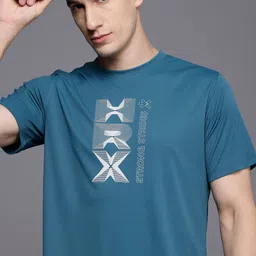 HRX by Hrithik Roshan Typography Print Running T-shirt-image-49