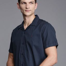 Louis Philippe Jeans Slim Fit Pure Cotton Casual Shirt-image-81