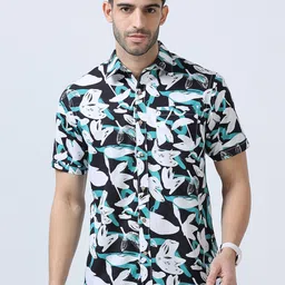 THE FORMAL CLUB Men Modern Opaque Printed Casual Shirt-picture-8
