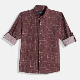 CHARCHIT Boys Comfort Printed Pure Cotton Casual Shirt-image-56