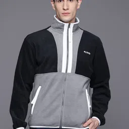 Columbia Men Backbowl II Full Zip Fleece Colourblocked Lightweight  Outdoor Jacket-image-60