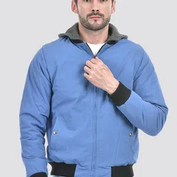 Lawman pg3 Men Reversible Bomber with Patchwork Jacket-42