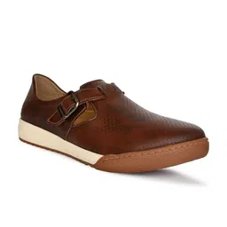 Big Boon Men Round Toe Clog Style Loafers With Buckles-picture-18