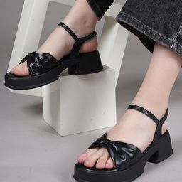 Mast & Harbour Embellished Comfort Sandals with Buckles-33
