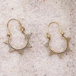 Studio One Love Gold-Plated Contemporary Hoop Earrings-image-59