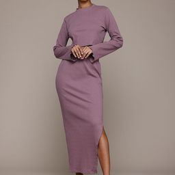 The Roadster Lifestyle Co. Ribbed Flared Sleeve Co-ords-picture-38