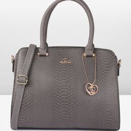 Lavie Animal Textured Milan Structured Handheld Bag with a Chain-58
