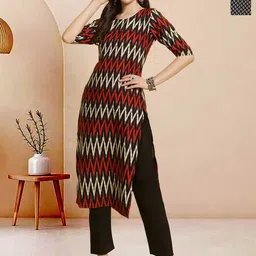 Moda Rapido Pack of 2 Printed Straight Kurta with Trousers-picture-23