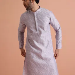 KISAH Men Woven Design Regular Fit Ethnic Motifs Kurta-picture-12