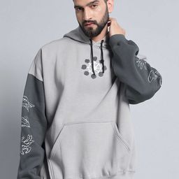 COMICSENSE Jujutsu Kaisen Anime Printed Oversized Drop Shoulder Hoodie Sweatshirt-image-38