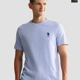 U.S. Polo Assn. Men Pack Of 2 Pure Cotton Lounge T-Shirts-image-13
