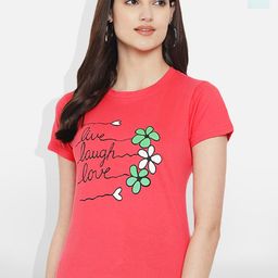 Fabflee Pack Of 2 Typography Printed Cotton T-shirts-picture-41