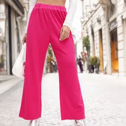 DressBerry Women Vibrant Vividness Self Design Trousers-image-79