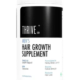 Thriveco Hair Growth Supplement With Biotin- 60 Capsules-image-10