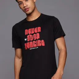 HRX by Hrithik Roshan Typography Printed Rapid-Dry Running T-shirt-image-31