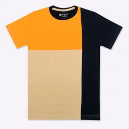 Silver Fang Boys Multicoloured Colourblocked T-shirt-image-94