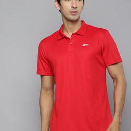 Reebok Men Red Power Mesh Speedwick Training T-shirt-image-47