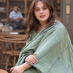 KALINI Round Neck Straight Kurta With Trouser & Dupatta-22