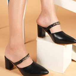 The Roadster Lifestyle CoEmbellished Block-Heeled Mules-51