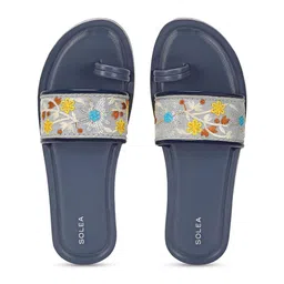 Paragon Embellished One Toe Flats-16