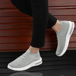 Layasa Women Woven Design Mesh Slip-On Sneakers-picture-46