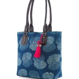 NEPRI Structured Handheld Bag with Tasselled image 2
