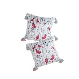 eyda Multicoloured Set of 2 Abstract Square Cushion Covers image 2