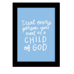TIED RIBBONS Black Solid Single Inspirational Wall Photo Frame-13