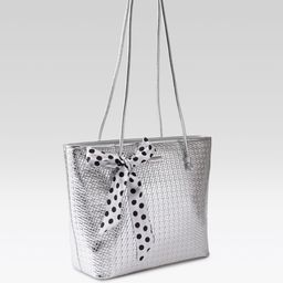 Mast & Harbour Textured Structured Shoulder Bag With Scarf image 2