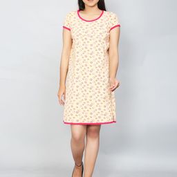 SillyBoom Women Yellow & Black Printed Maternity Tunic-image-53