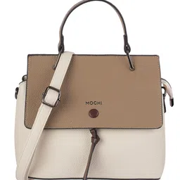 Mochi Colourblocked Bucket Handheld Bag with Tasselled image 2