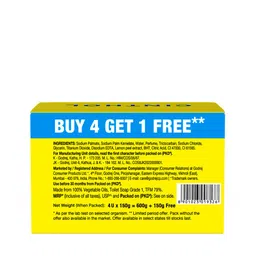 CINTHOL Lime Refreshing Deo Soap Combo - 150g each - Buy 4 Get 1 Free image 4