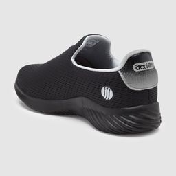 Action Men Black Mesh Running Non-Marking Shoes image 3
