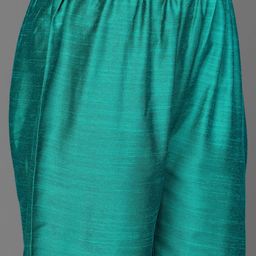 Varanga Floral Yoke Design Regular Thread Work Kurta with Trousers & With Dupatta image 3