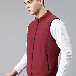Pierre Carlo Men Solid Front-Open Sweatshirt image 4
