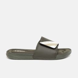 HRX by Hrithik Roshan Men Green & White Memory Foam Flip Flop image 4
