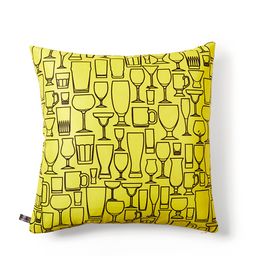 HOUZZCODE Yellow Set of 2 Printed 16'' x 16'' Square Cushion Covers image 4