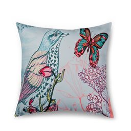 SEJ by Nisha Gupta Multicoloured 16" x 16" Set of 3 Square Printed Cushion Covers image 2