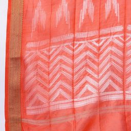 Taavi Abstract Printed Chanderi Dupatta with Zari image 3