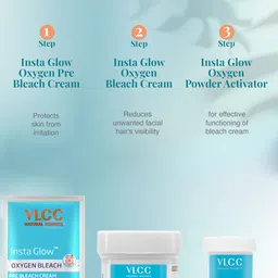 VLCC Set Of 4 Insta Glow Oxygen Bleach - 51 g Each image 4
