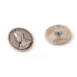 COSA NOSTRAA Set Of 7 Gold-Toned The Prince V Coin Button image 3
