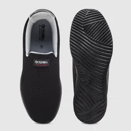 Action Men Black Mesh Running Non-Marking Shoes image 2