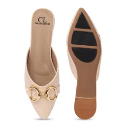 Carlton London Textured Party Block Mules with Buckles image 3