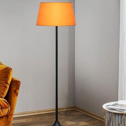 Homesake Black & Orange Solid Contemporary Club Lamp-29