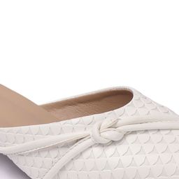 Carlton London Textured Party Block Mules with Bows image 3