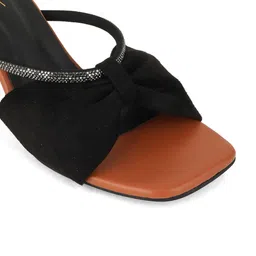 Mast & Harbour Embellished Block Mules with Bows image 5